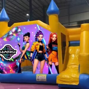 Yellow Music-Themed Inflatable