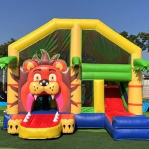 Jungle Lion Bounce & Slide Castle